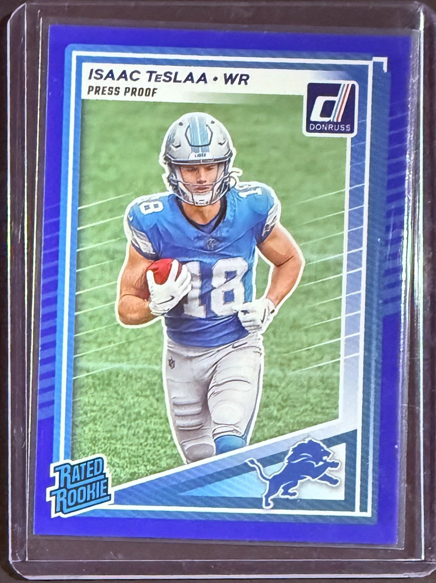 Isaac TeSlaa Rookie Card (NFL)