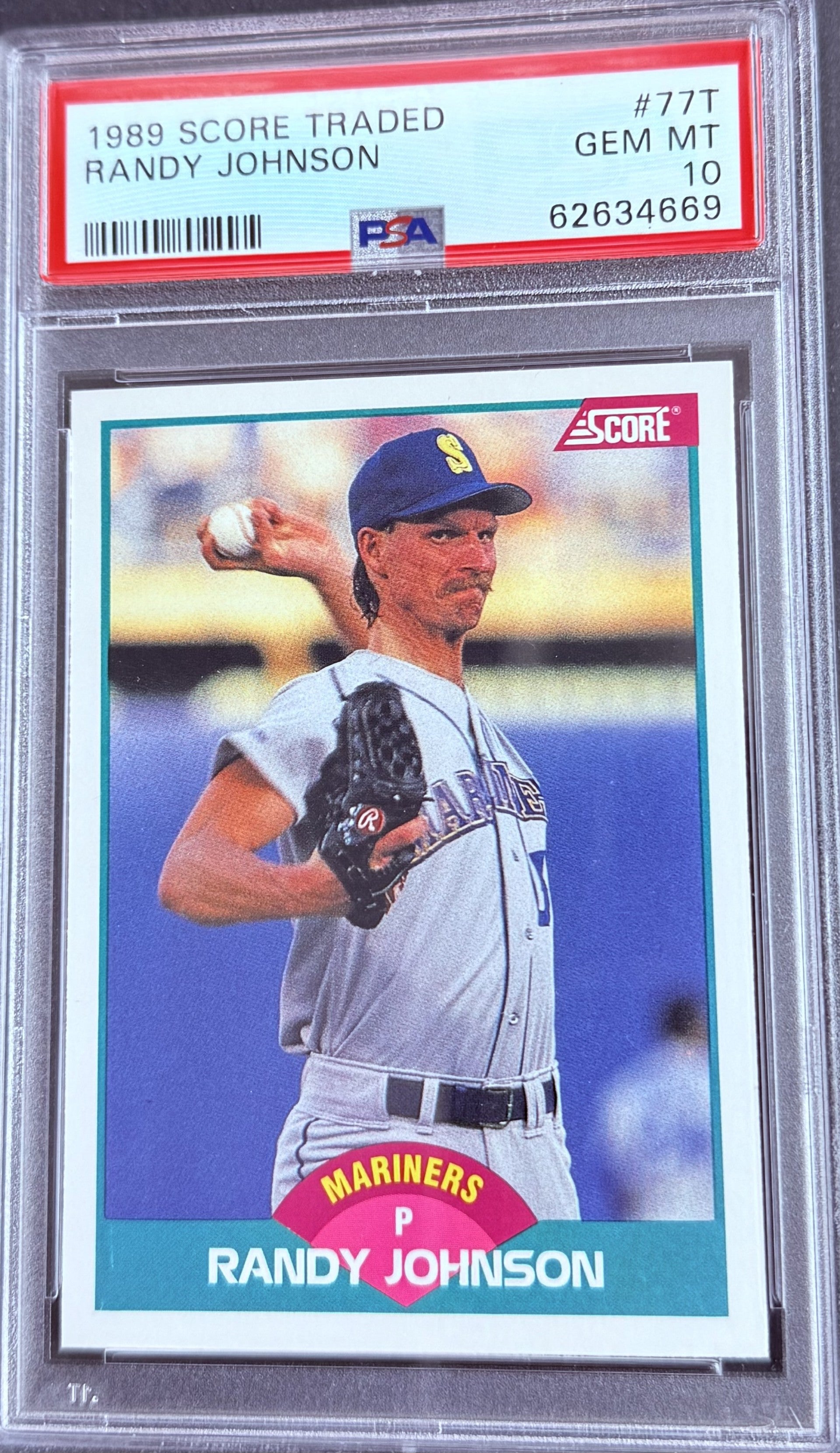 Randy Johnson GEM MT 10 Rookie Card (MLB)