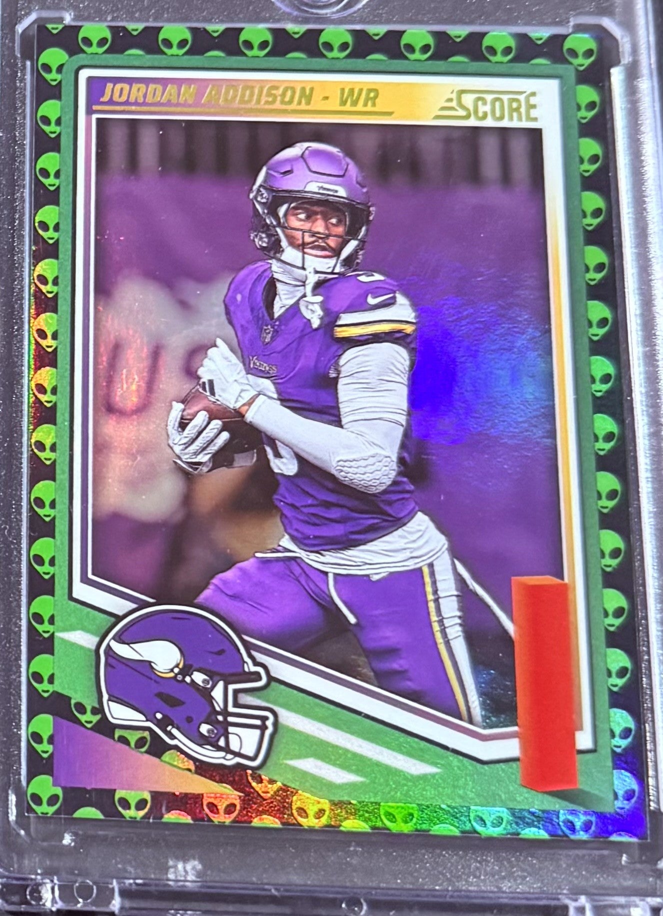 Jordan Addison Alien Trading Card (NFL)