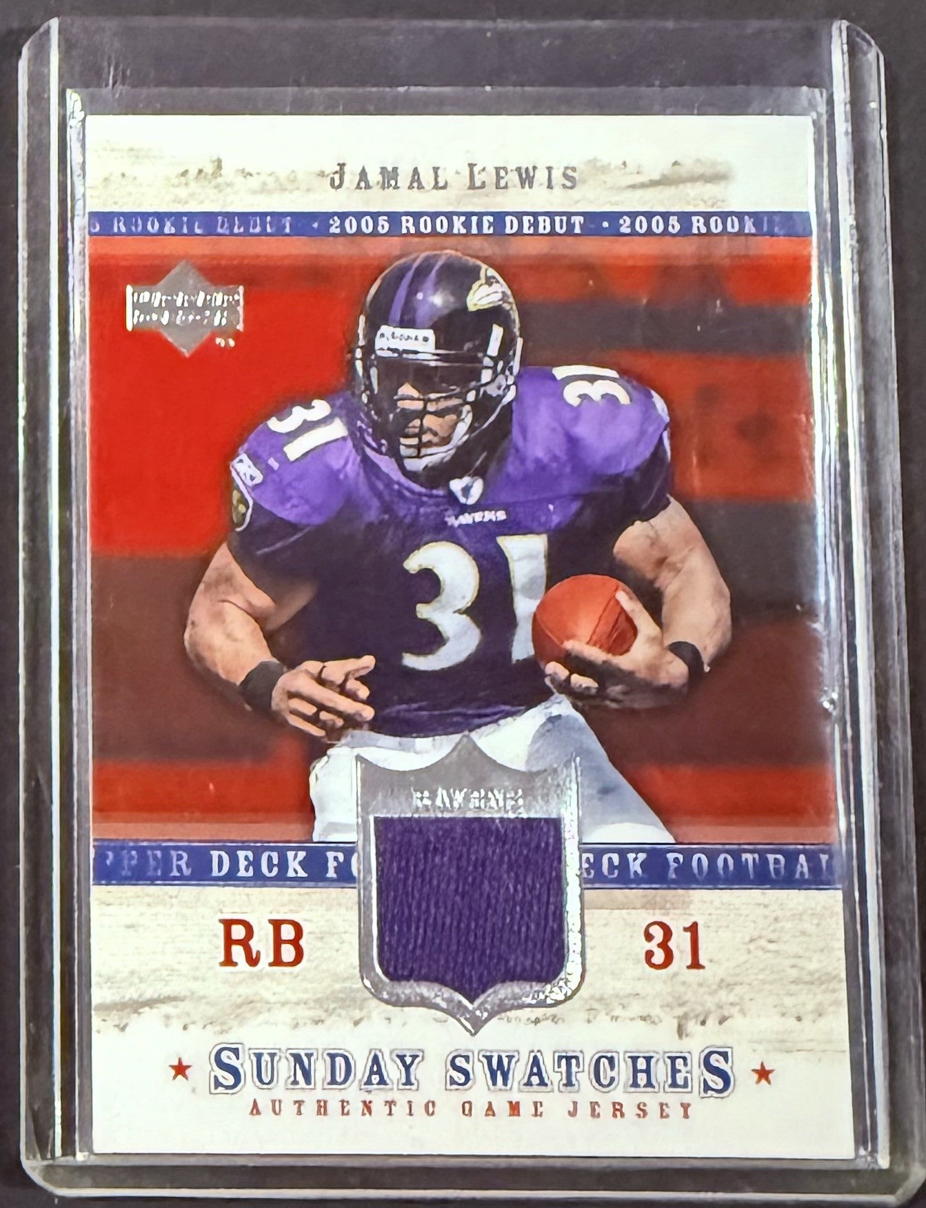 Jamal Lewis Jersey Card (NFL)