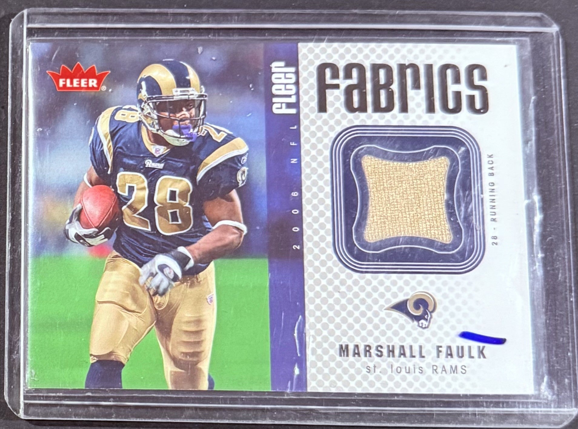 Marshall Faulk Jersey Card (NFL)