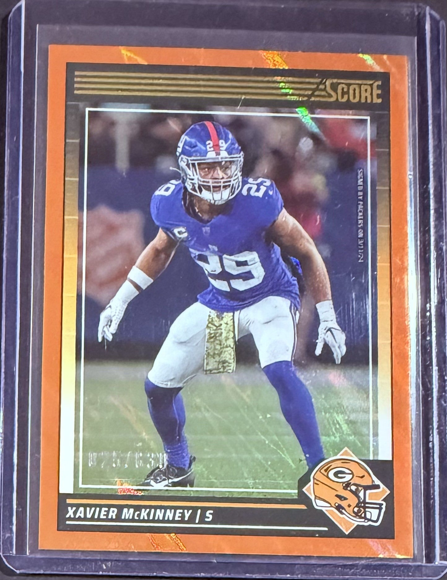 Xavier McKinney Trading Card (NFL)