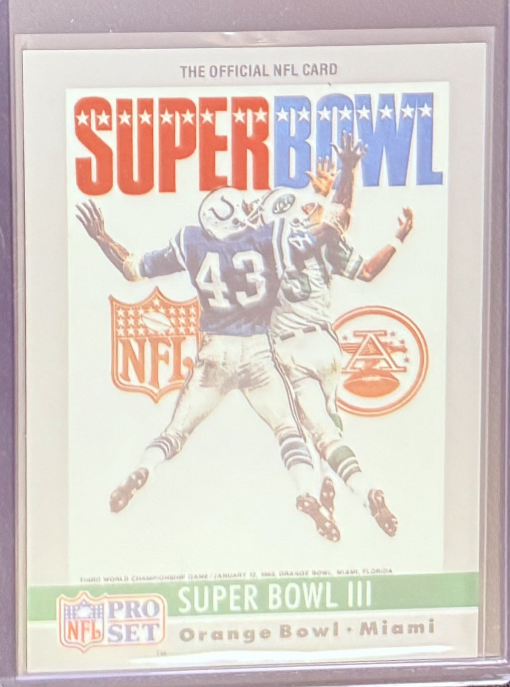SUPERBOWL CARD BUNDLE - OFFICIAL NFL CARD