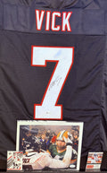 Michael Vick SIGNED Jersey & Photo (NFL - Atlanta Falcons)
